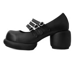 Black Burnished Bubble II Anarchic Mary Jane -Urban Sole Shop T2318L LEFT PROFILE f1263fa2 f9eb 4380 877a 4de04679e059
