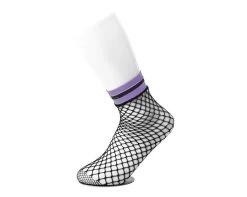 Multi-color Band Fishnet 5-Pk Sock -Urban Sole Shop TSK1122 4