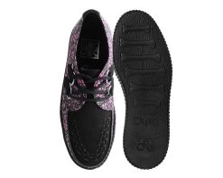 Black & Pink Floral D-Ring Viva Creeper -Urban Sole Shop V3036 BOTH TOP f77cb9ec 731d 49dc a1d2 b104b4b5d800