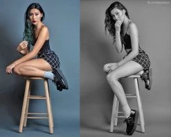 Black Low Sole Viva Creeper -Urban Sole Shop V6806 LF 4 49b13879 d177 4eff b225 43313053481f