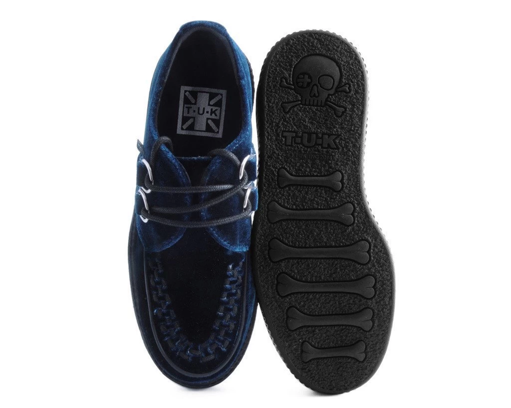 Midnight Blue Velvet Creeper 4 Midnight Blue Velvet Creeper - Image 4