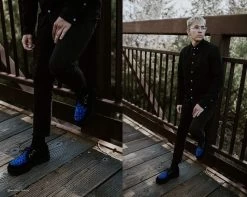 Black & Blue Leopard Viva Mondo Creeper 16 Black & Blue Leopard Viva Mondo Creeper -Urban Sole Shop V9545 LF 04 ba50a6d4 3318 4859 b56d 59c1d20ce623