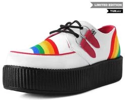 White & Rainbow Viva Mondo Creeper