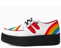 White & Rainbow Viva Mondo Creeper -Urban Sole Shop V9622 02 f92459b5 9e2b 4056 874b aa43c35910d2