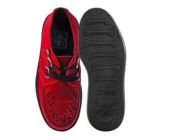 Red Velvet Viva Mondo Creeper -Urban Sole Shop V9669 BOTH TOP