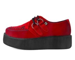 Red Velvet Viva Mondo Creeper -Urban Sole Shop V9669 LEFT PROFILE