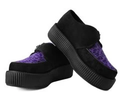 Black & Purple Leopard Monk Buckle Viva Mondo Creeper 10 Black & Purple Leopard Monk Buckle Viva Mondo Creeper -Urban Sole Shop V9685 BOTH LEAN a47607fd 9074 45bd a524 6b73a2d4c196