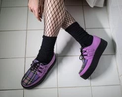 Lavender Suede & Tartan Creeper -Urban Sole Shop V9892 CU 1 69a51a56 eaa6 47b0 a99a db3c79ee3a55