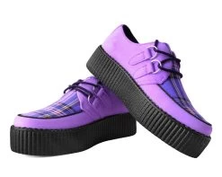 Lavender Suede & Tartan Creeper -Urban Sole Shop V9892 BOTH LEAN c1d37c7f 03a6 44d2 a7c6 84d1cac2547b