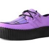 Lavender Suede & Tartan Creeper