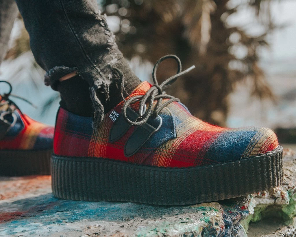 Orange Plaid D-Ring Viva Creeper 2 Orange Plaid D-Ring Viva Creeper - Image 2