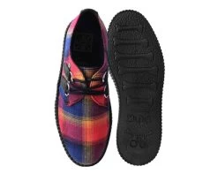 Orange Plaid D-Ring Viva Creeper 9 Orange Plaid D-Ring Viva Creeper -Urban Sole Shop V9907 BOTH TOP