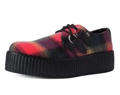 Orange Plaid D-Ring Viva Creeper