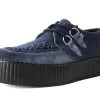 Grey Velvet Interlace Mondo Creeper