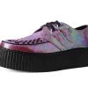 Red Oil Slick D-Ring Mondo Creeper