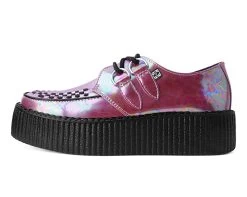 Red Oil Slick D-Ring Mondo Creeper 12 Red Oil Slick D-Ring Mondo Creeper -Urban Sole Shop V9969 LEFT PROFILE