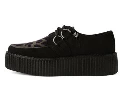 Black & Olive Leopard D-Ring Mondo Creeper -Urban Sole Shop V9971 PROFILE