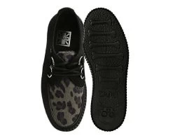 Black & Olive Leopard D-Ring Mondo Creeper -Urban Sole Shop V9971 TOP