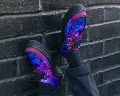 Purple & Blue Cloud Mondo Creeper -Urban Sole Shop V9988 product photo 4f30bba9 e00f 4305 a002 10e687deac0e