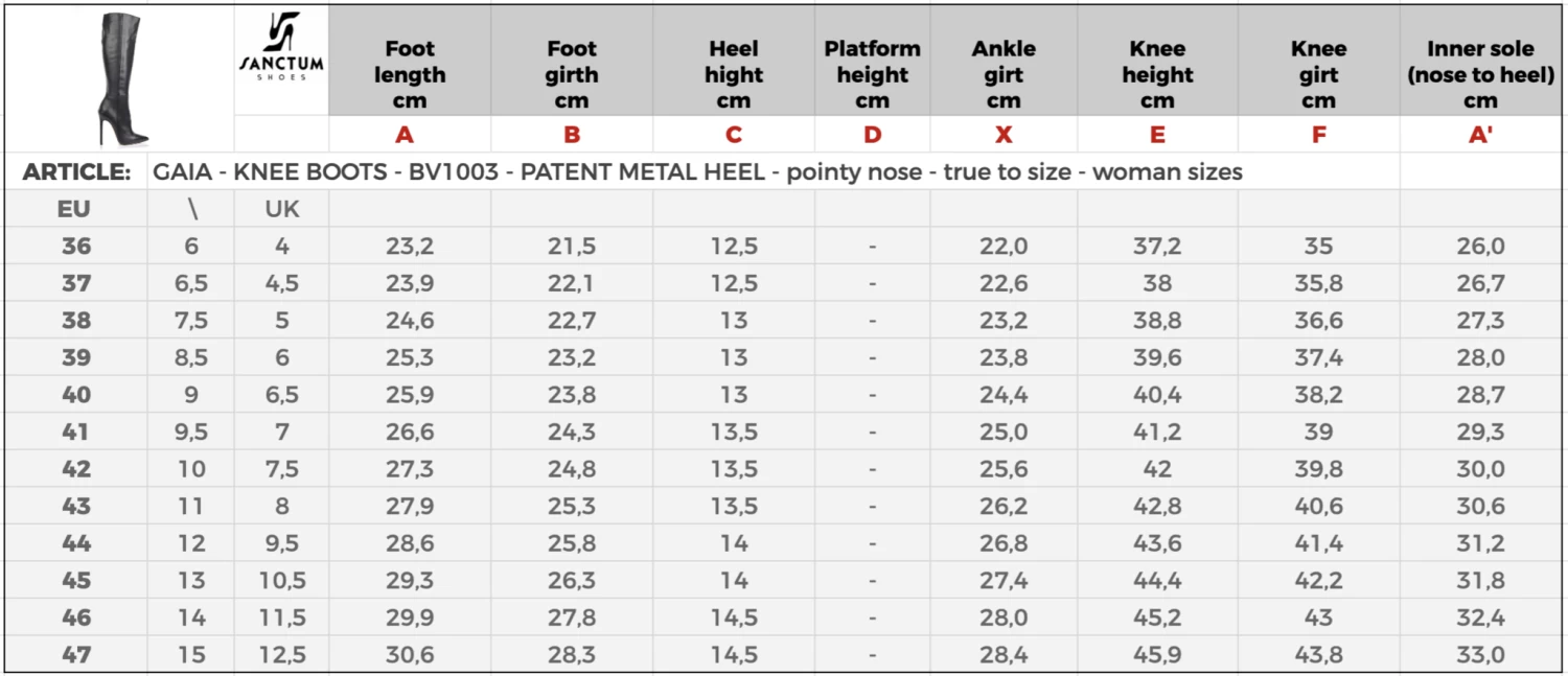 Sanctum High Italian Knee Boots GAIA With Stiletto Heels In Genuine Patent Leather 11 Sanctum High Italian Knee Boots GAIA With Stiletto Heels In Genuine Patent Leather - Image 11
