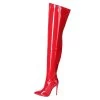 Giaro ARABELLA | RED SHINY | THIGH BOOTS | Italian Style