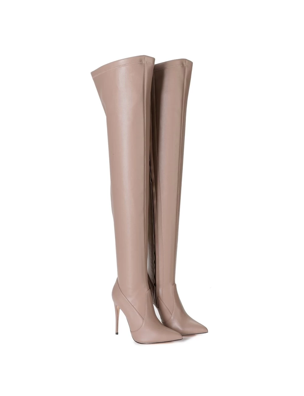 Giaro ARABELLA | TAUPE MATTE | THIGH BOOTS | Italian Style 5 Giaro ARABELLA | TAUPE MATTE | THIGH BOOTS | Italian Style - Image 5