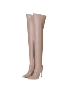 Giaro ARABELLA | TAUPE MATTE | THIGH BOOTS | Italian Style 15 Giaro ARABELLA | TAUPE MATTE | THIGH BOOTS | Italian Style -Urban Sole Shop giaro arabella taupe matte thigh boots italian sty 5