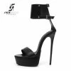 Giaro Black Giaro KATE Bondage Ankle Belt Sandals