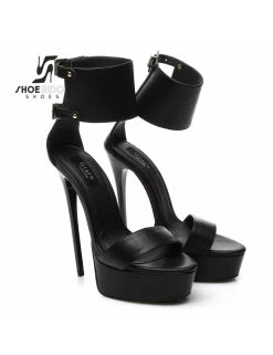 Giaro Black Giaro KATE Bondage Ankle Belt Sandals -Urban Sole Shop giaro black giaro kate bondage ankle belt sandals 5