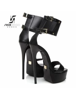 Giaro Black Giaro KATE Bondage Ankle Belt Sandals -Urban Sole Shop giaro black giaro kate bondage ankle belt sandals 7