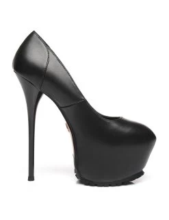 Giaro Black Giaro "Profile" Platform Pumps -Urban Sole Shop giaro black giaro profile platform pumps 2