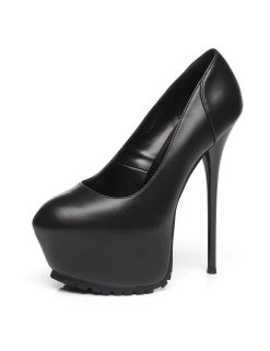 Giaro Black Giaro "Profile" Platform Pumps -Urban Sole Shop giaro black giaro profile platform pumps 3