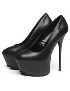 Giaro Black Giaro "Profile" Platform Pumps -Urban Sole Shop giaro black giaro profile platform pumps 5