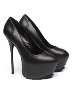Giaro Black Giaro "Profile" Platform Pumps -Urban Sole Shop giaro black giaro profile platform pumps 7