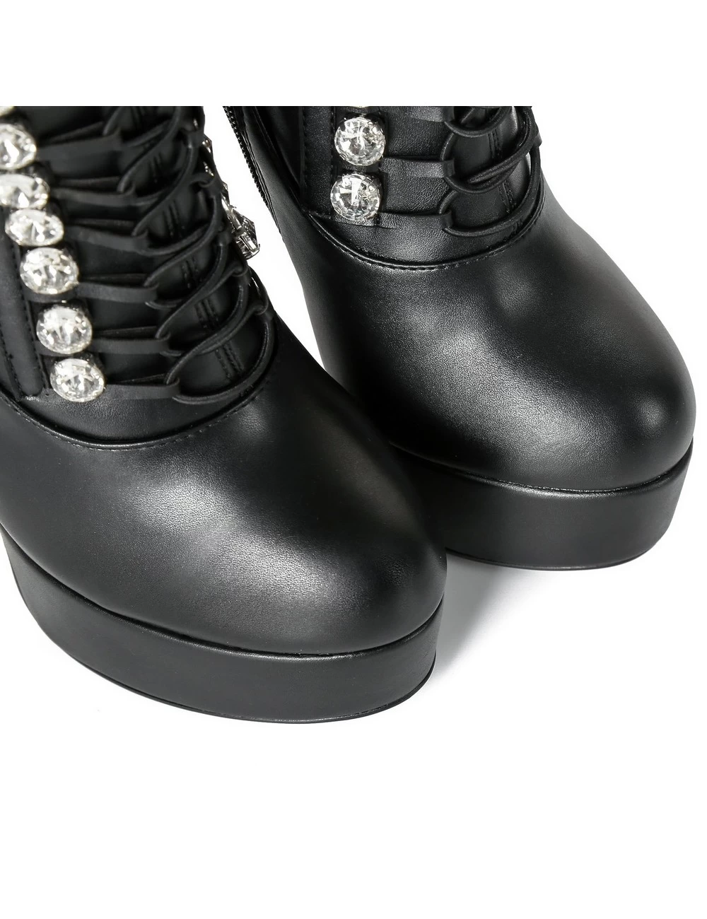 Giaro Black Lace-up Giaro "DOMINIQUE" Thigh Boots 8 Giaro Black Lace-up Giaro "DOMINIQUE" Thigh Boots - Image 8