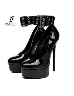 Giaro Black Shiny Giaro "Posessed" Platform Pumps With Big Belt 17 Giaro Black Shiny Giaro "Posessed" Platform Pumps With Big Belt -Urban Sole Shop giaro black shiny giaro posessed platform pumps wi 6