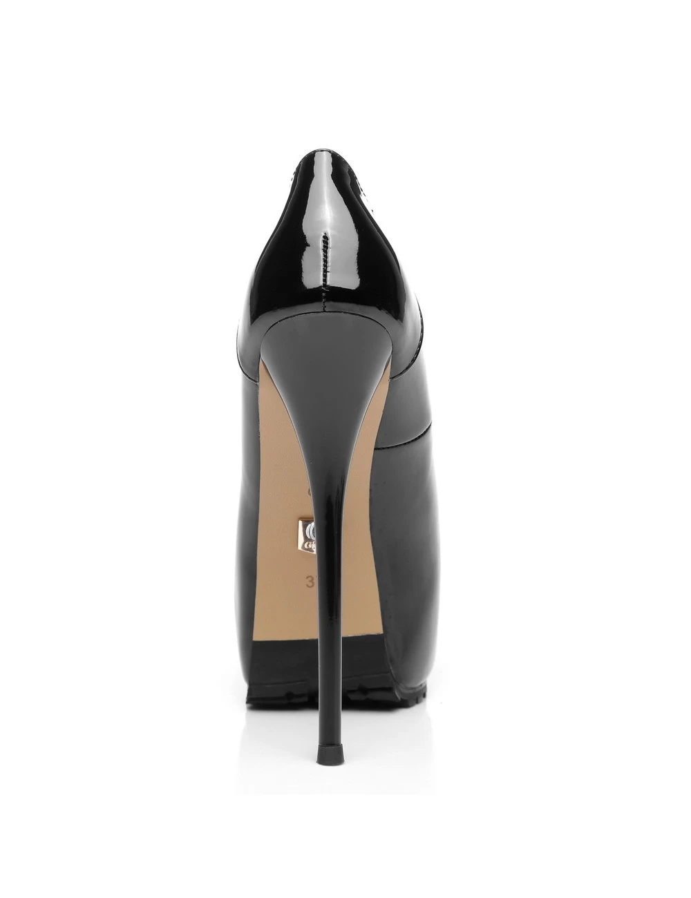 Giaro Black Shiny Giaro "Profile" Platform Pumps 3 Giaro Black Shiny Giaro "Profile" Platform Pumps - Image 3