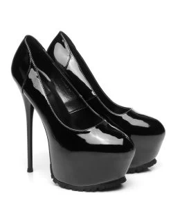 Giaro Black Shiny Giaro "Profile" Platform Pumps 15 Giaro Black Shiny Giaro "Profile" Platform Pumps -Urban Sole Shop giaro black shiny giaro profile platform pumps 5