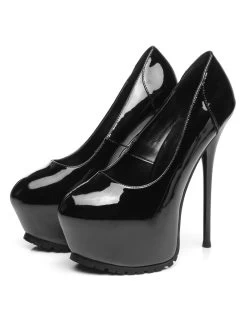 Giaro Black Shiny Giaro "Profile" Platform Pumps 17 Giaro Black Shiny Giaro "Profile" Platform Pumps -Urban Sole Shop giaro black shiny giaro profile platform pumps 7