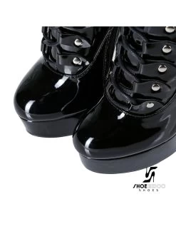 Giaro Black Shiny Lace-up Ultra "Galana MAHAUTE" Knee Boots 18 Giaro Black Shiny Lace-up Ultra "Galana MAHAUTE" Knee Boots -Urban Sole Shop giaro black shiny lace up ultra galana mahaute kne 8