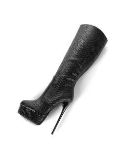 Giaro Black Snake Skin Giaro Ultra "Galana" Knee Boots -Urban Sole Shop giaro black snake skin giaro ultra galana knee boo 8