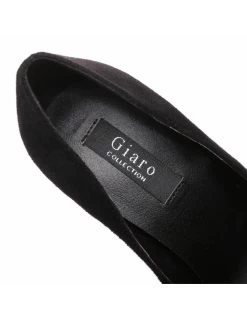 Giaro Black Velour Giaro "Destroyer" Platform Pumps With High Thick Heels -Urban Sole Shop giaro black velour giaro destroyer platform pumps 10