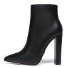 Giaro Giaro ALIA BLACK MATTE ANKLE BOOTS