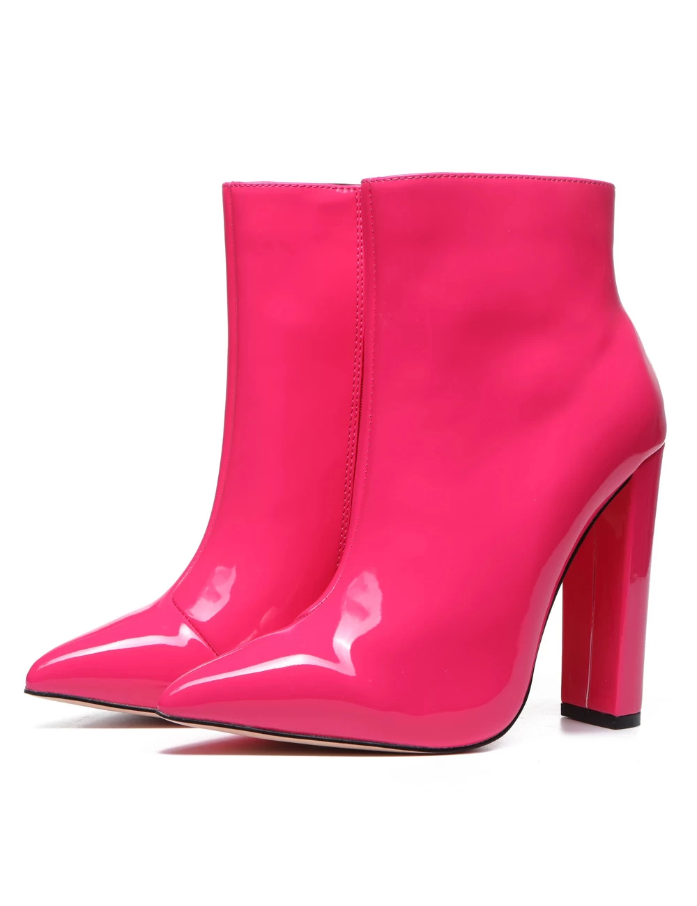 Giaro Giaro ALIA FUCHSIA SHINY ANKLE BOOTS 5 Giaro Giaro ALIA FUCHSIA SHINY ANKLE BOOTS - Image 5