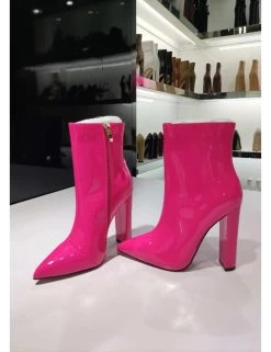 Giaro Giaro ALIA FUCHSIA SHINY ANKLE BOOTS 20 Giaro Giaro ALIA FUCHSIA SHINY ANKLE BOOTS -Urban Sole Shop giaro giaro alia fuchsia shiny ankle boots 9