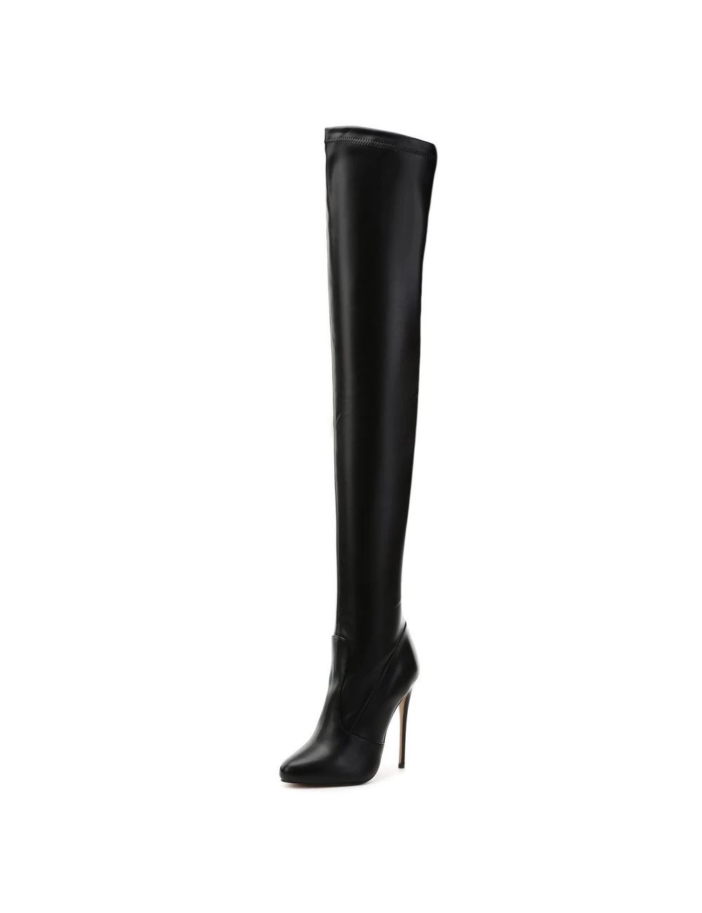 Giaro Giaro BELINDA BLACK MATTE THIGH BOOTS 4 Giaro Giaro BELINDA BLACK MATTE THIGH BOOTS - Image 4