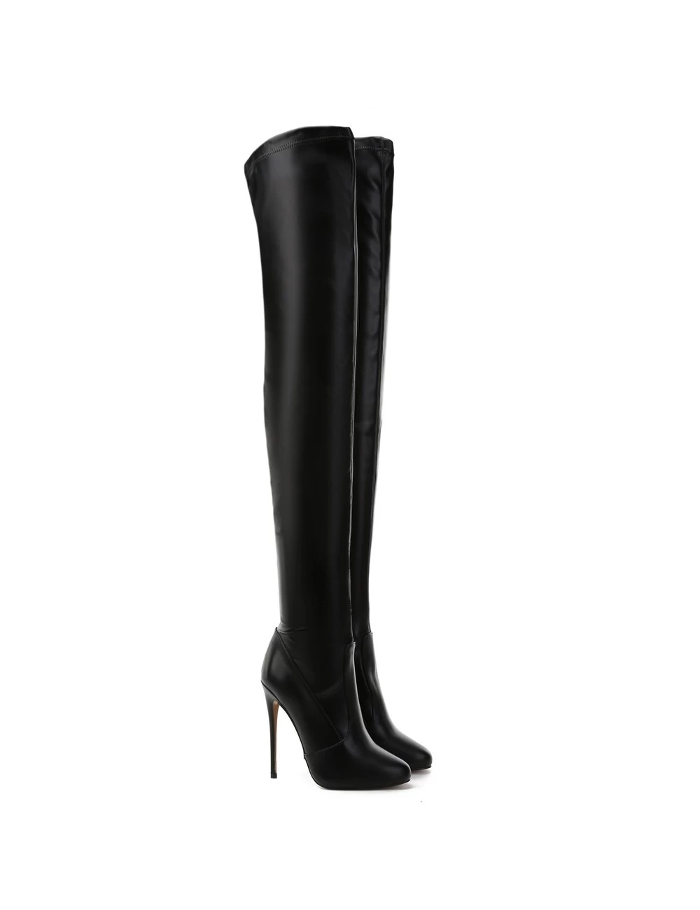 Giaro Giaro BELINDA BLACK MATTE THIGH BOOTS 7 Giaro Giaro BELINDA BLACK MATTE THIGH BOOTS - Image 7