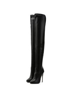Giaro Giaro BELINDA BLACK MATTE THIGH BOOTS 18 Giaro Giaro BELINDA BLACK MATTE THIGH BOOTS -Urban Sole Shop giaro giaro belinda black matte thigh boots 6