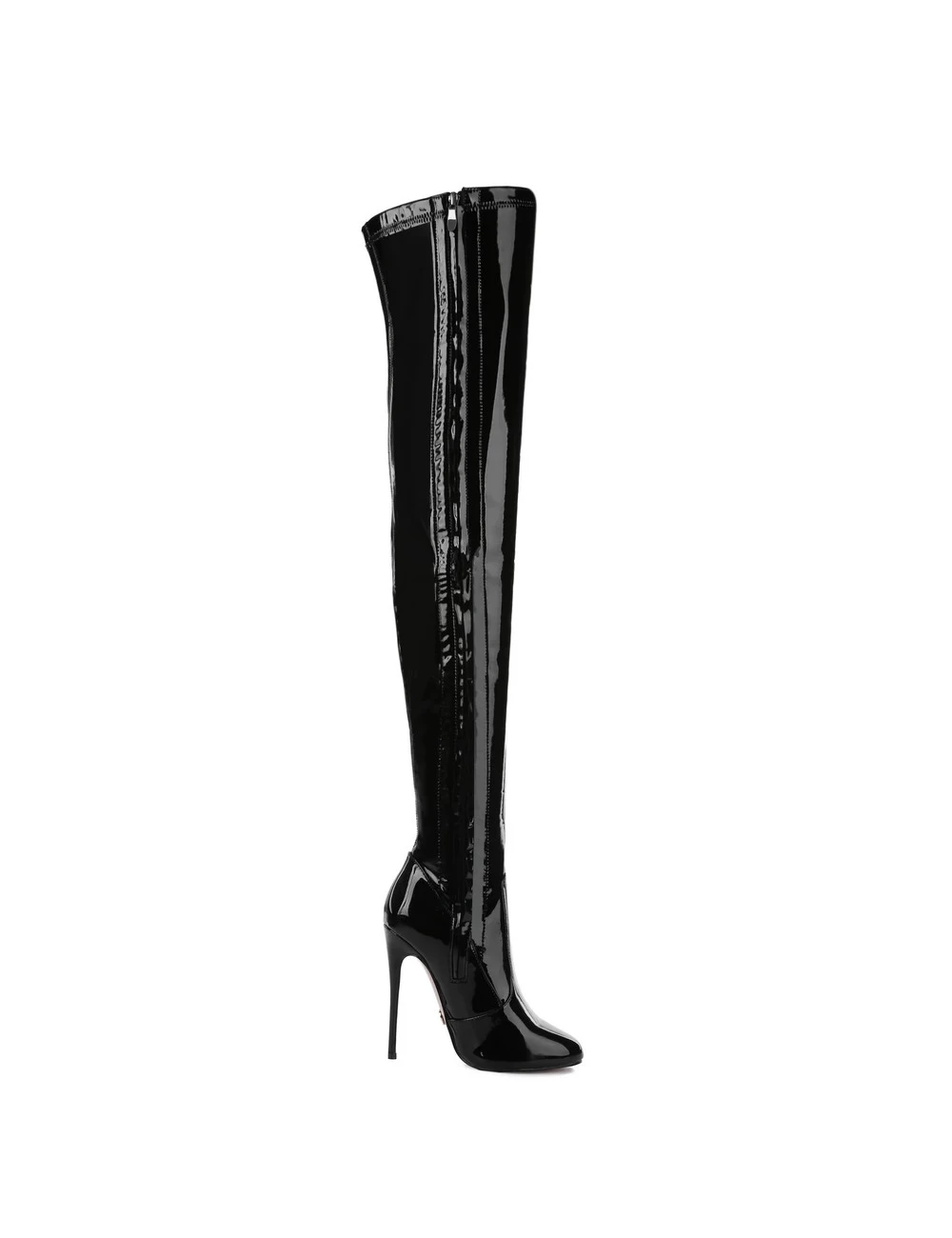 Giaro Giaro BELINDA BLACK SHINY THIGH BOOTS 4 Giaro Giaro BELINDA BLACK SHINY THIGH BOOTS - Image 4