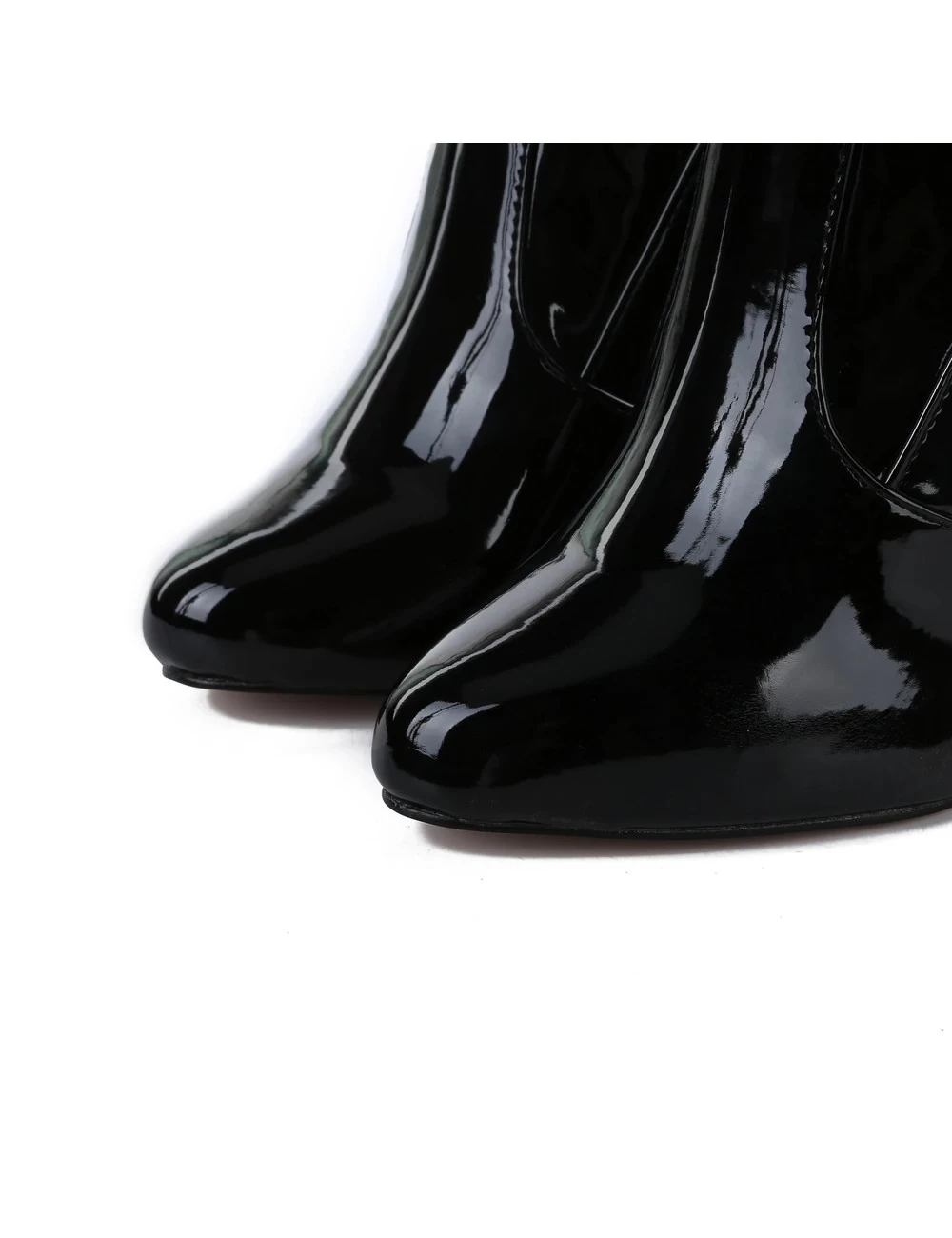 Giaro Giaro BELINDA BLACK SHINY THIGH BOOTS 8 Giaro Giaro BELINDA BLACK SHINY THIGH BOOTS - Image 8